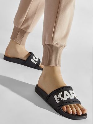 Karl Lagerfeld - Klapki damskie na lato ze sklepu: MODIVO w kategorii: Klapki damskie - zdjęcie WP-EBWP-BKLVO-LN0_0000209795226