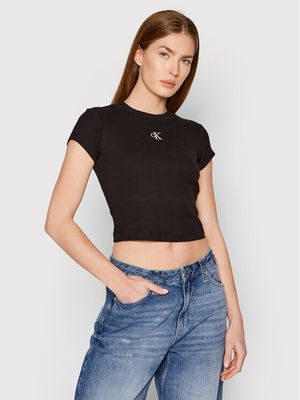 Calvin Klein Jeans - Bluzka damska wiosenna ze sklepu: MODIVO w kategorii: Bluzki damskie - zdjęcie WP-EBWP-BKLVO-LN0_0000209980332