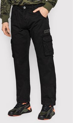 Spodnie męskie casual Alpha Industries ze sklepu: MODIVO w kategorii: Spodnie męskie - zdjęcie WP-EBWP-BKLVO-LN0_0000300076224