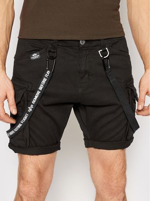 Spodenki męskie sportowe Alpha Industries ze sklepu: MODIVO w kategorii: Spodenki męskie - zdjęcie WP-EBWP-BKLVO-LN0_0000300076859