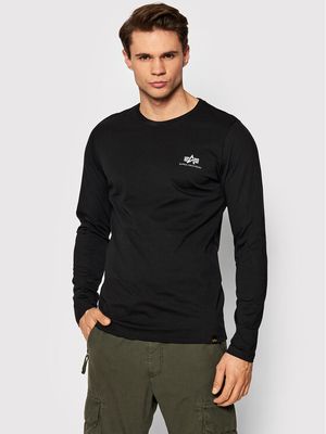 T-shirt męski casual Alpha Industries ze sklepu: MODIVO w kategorii: T-shirty męskie - zdjęcie WP-EBWP-BKLVO-LN0_0000300077139