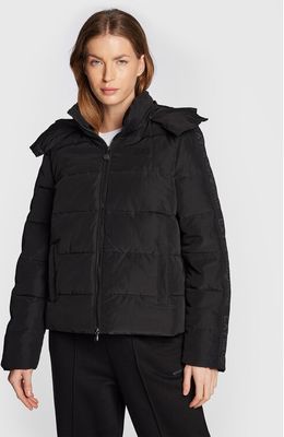 Kurtka damska zimowa EA7 Emporio Armani ze sklepu: MODIVO w kategorii: Kurtki damskie - zdjęcie WP-EBWP-BKLVO-LN0_0000300309391