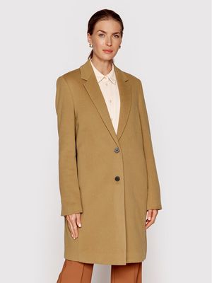 Płaszcz damski na jesień casual Calvin Klein ze sklepu: MODIVO w kategorii: Płaszcze damskie - zdjęcie WP-EBWP-BKLVO-LN0_0000300623435