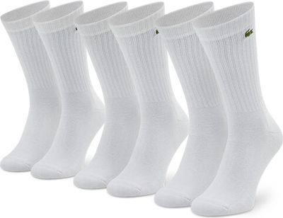 Skarpetki damskie gładkie casual Lacoste ze sklepu: MODIVO w kategorii: Skarpetki damskie - zdjęcie WP-EBWP-BKLVO-LN0_0000300688076