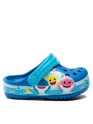 Klapki dziecięce w nadruki Crocs ze sklepu: MODIVO w kategorii: Klapki dziecięce - zdjęcie WP-EBWP-BKLVO-LN0_0000300749821