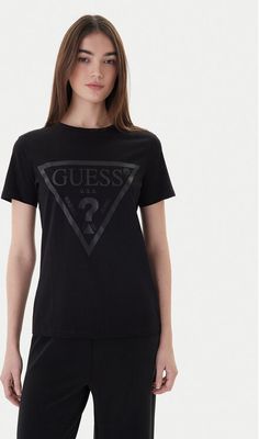 Bluzka damska Guess ze sklepu: MODIVO w kategorii: Bluzki damskie - zdjęcie WP-EBWP-BKLVO-LN0_0000300769171