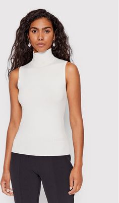 Sweter damski Guess ze sklepu: MODIVO w kategorii: Swetry damskie - zdjęcie WP-EBWP-BKLVO-LN0_0000300776025