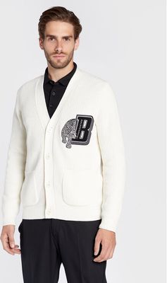 Sweter męski w stylu młodzieżowym Baldessarini ze sklepu: MODIVO w kategorii: Swetry męskie - zdjęcie WP-EBWP-BKLVO-LN0_0000300828014