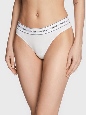 Majtki damskie w stylu klasycznym z napisami Guess ze sklepu: MODIVO w kategorii: Majtki damskie - zdjęcie WP-EBWP-BKLVO-LN0_0000300931325