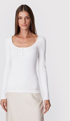 Guess - Bluzka damska ze sklepu: MODIVO w kategorii: Bluzki damskie - zdjęcie WP-EBWP-BKLVO-LN0_0000300970430
