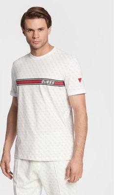 T-shirt męski młodzieżowy Guess ze sklepu: MODIVO w kategorii: T-shirty męskie - zdjęcie WP-EBWP-BKLVO-LN0_0000300972304