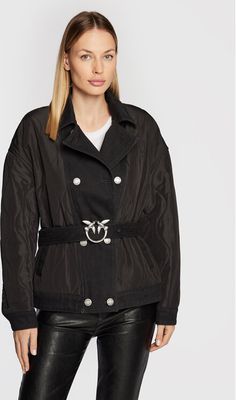 Kurtka damska casual Pinko ze sklepu: MODIVO w kategorii: Kurtki damskie - zdjęcie WP-EBWP-BKLVO-LN0_0000301042068