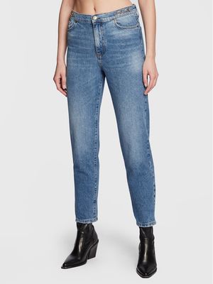 Jeansy damskie casual Twinset ze sklepu: MODIVO w kategorii: Jeansy damskie - zdjęcie WP-EBWP-BKLVO-LN0_0000301051251