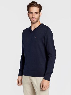 Sweter męski na zimę casual Tommy Hilfiger ze sklepu: MODIVO w kategorii: Swetry męskie - zdjęcie WP-EBWP-BKLVO-LN0_0000301061632