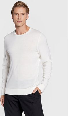 Calvin Klein - Sweter męski na zimę ze sklepu: MODIVO w kategorii: Swetry męskie - zdjęcie WP-EBWP-BKLVO-LN0_0000301068105