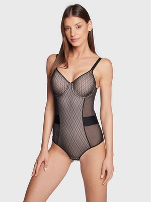 Chantelle - Body damskie z koronką ze sklepu: MODIVO w kategorii: Body damskie - zdjęcie WP-EBWP-BKLVO-LN0_0000301194804