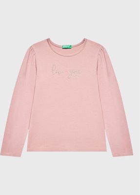Bluzka dziewczęca wiosenna United Colors Of Benetton ze sklepu: MODIVO w kategorii: Bluzki dziewczęce - zdjęcie WP-EBWP-BKLVO-LN0_0000301238591