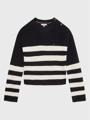 Sweter dziewczęcy na zimę Tommy Hilfiger ze sklepu: MODIVO w kategorii: Swetry dziewczęce - zdjęcie WP-EBWP-BKLVO-LN0_0000301400707
