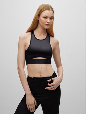 Bluzka damska casual HUGO ze sklepu: MODIVO w kategorii: Bluzki damskie - zdjęcie WP-EBWP-BKLVO-LN0_0000301541691