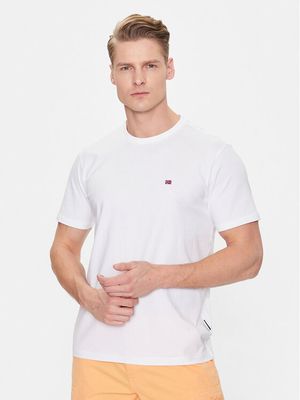 Napapijri - T-shirt męski w sportowym stylu ze sklepu: MODIVO w kategorii: T-shirty męskie - zdjęcie WP-EBWP-BKLVO-LN0_0000301568674
