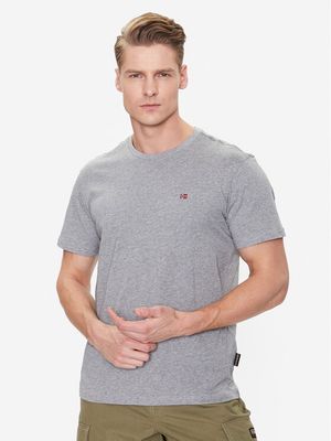 T-shirt męski na wiosnę Napapijri ze sklepu: MODIVO w kategorii: T-shirty męskie - zdjęcie WP-EBWP-BKLVO-LN0_0000301568728