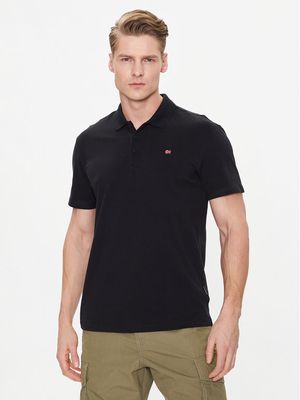 T-shirt męski casual Napapijri ze sklepu: MODIVO w kategorii: T-shirty męskie - zdjęcie WP-EBWP-BKLVO-LN0_0000301569084