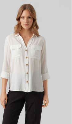 Koszula damska Vero Moda ze sklepu: MODIVO w kategorii: Koszule damskie - zdjęcie WP-EBWP-BKLVO-LN0_0000301751410