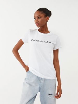 Calvin Klein Jeans - Bluzka damska młodzieżowa ze sklepu: MODIVO w kategorii: Bluzki damskie - zdjęcie WP-EBWP-BKLVO-LN0_0000301804383