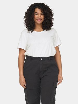Bluzka damska wiosenna casual ONLY Carmakoma ze sklepu: MODIVO w kategorii: Bluzki damskie - zdjęcie WP-EBWP-BKLVO-LN0_0000301834083