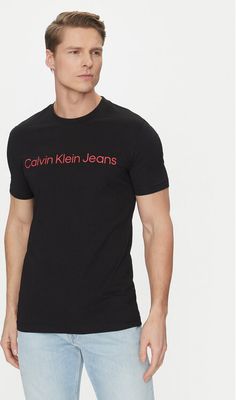 Calvin Klein Jeans - T-shirt męski w stylu młodzieżowym na wiosnę ze sklepu: MODIVO w kategorii: T-shirty męskie - zdjęcie WP-EBWP-BKLVO-LN0_0000301847410