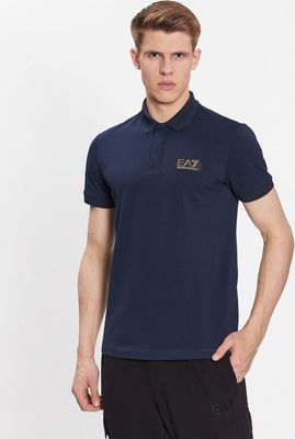 T-shirt męski casual EA7 Emporio Armani ze sklepu: MODIVO w kategorii: T-shirty męskie - zdjęcie WP-EBWP-BKLVO-LN0_0000301875901