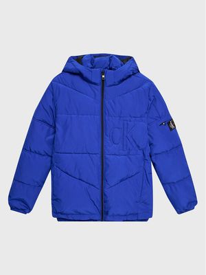 Kurtka chłopięca zimowa Calvin Klein Jeans ze sklepu: MODIVO w kategorii: Kurtki chłopięce - zdjęcie WP-EBWP-BKLVO-LN0_0000301972310