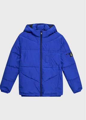 Kurtka chłopięca zimowa Calvin Klein Jeans ze sklepu: MODIVO w kategorii: Kurtki chłopięce - zdjęcie WP-EBWP-BKLVO-LN0_0000301972310