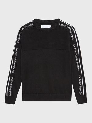 Sweter chłopięcy casual Calvin Klein Jeans ze sklepu: MODIVO w kategorii: Swetry chłopięce - zdjęcie WP-EBWP-BKLVO-LN0_0000301972631