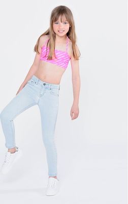 Strój kąpielowy letni Karl Lagerfeld Kids ze sklepu: MODIVO w kategorii: Stroje kąpielowe - zdjęcie WP-EBWP-BKLVO-LN0_0000301980247