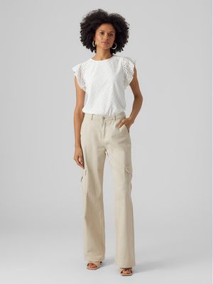 Bluzka damska na lato Vero Moda ze sklepu: MODIVO w kategorii: Bluzki damskie - zdjęcie WP-EBWP-BKLVO-LN0_0000302056989