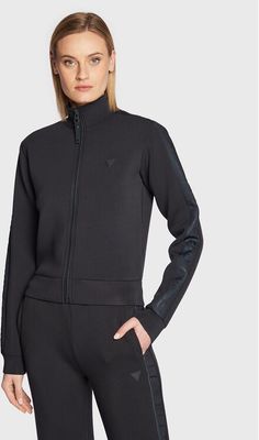 Bluza damska jesienna Guess ze sklepu: MODIVO w kategorii: Bluzy damskie - zdjęcie WP-EBWP-BKLVO-LN0_0000302093496