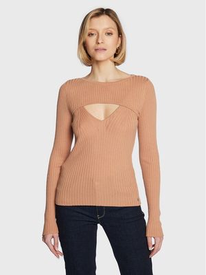 Guess - Sweter damski ze sklepu: MODIVO w kategorii: Swetry damskie - zdjęcie WP-EBWP-BKLVO-LN0_0000302109241
