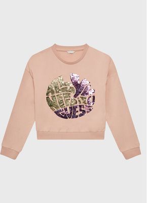 Guess - Bluza dziewczęca casualowy ze sklepu: MODIVO w kategorii: Bluzy dziewczęce - zdjęcie WP-EBWP-BKLVO-LN0_0000302186297
