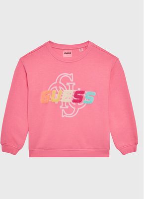 Bluza dziewczęca z nadrukami Guess ze sklepu: MODIVO w kategorii: Bluzy dziewczęce - zdjęcie WP-EBWP-BKLVO-LN0_0000302186440