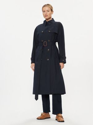 Płaszcz damski casual Tommy Hilfiger ze sklepu: MODIVO w kategorii: Płaszcze damskie - zdjęcie WP-EBWP-BKLVO-LN0_0000302247431