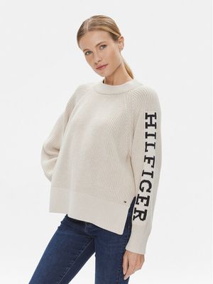 Sweter damski na zimę Tommy Hilfiger ze sklepu: MODIVO w kategorii: Swetry damskie - zdjęcie WP-EBWP-BKLVO-LN0_0000302248230