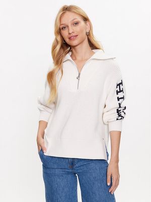 Sweter damski casual Tommy Hilfiger ze sklepu: MODIVO w kategorii: Swetry damskie - zdjęcie WP-EBWP-BKLVO-LN0_0000302248360