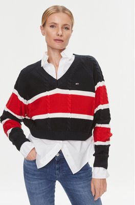 Sweter damski zimowy Tommy Jeans ze sklepu: MODIVO w kategorii: Swetry damskie - zdjęcie WP-EBWP-BKLVO-LN0_0000302249961