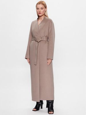 Calvin Klein - Płaszcz damski jesienny ze sklepu: MODIVO w kategorii: Płaszcze damskie - zdjęcie WP-EBWP-BKLVO-LN0_0000302251087