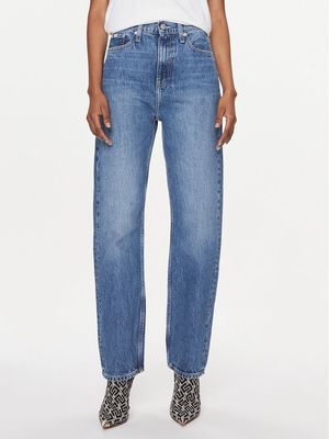 Jeansy damskie casual w miejskim stylu Calvin Klein Jeans ze sklepu: MODIVO w kategorii: Jeansy damskie - zdjęcie WP-EBWP-BKLVO-LN0_0000302256785