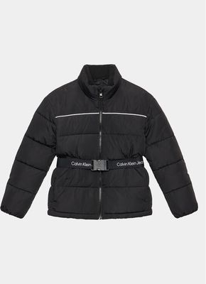 Kurtka chłopięca na zimę Calvin Klein Jeans ze sklepu: MODIVO w kategorii: Kurtki chłopięce - zdjęcie WP-EBWP-BKLVO-LN0_0000302272891