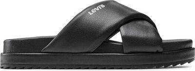 Klapki damskie na lato Levi's® ze sklepu: MODIVO w kategorii: Klapki damskie - zdjęcie WP-EBWP-BKLVO-LN0_0000302281428
