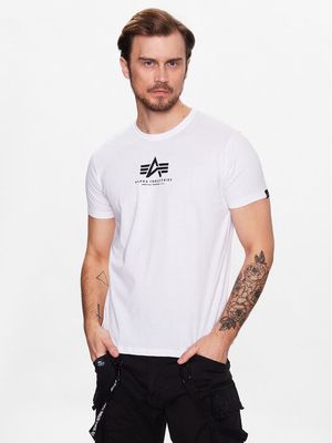 T-shirt męski na wiosnę Alpha Industries ze sklepu: MODIVO w kategorii: T-shirty męskie - zdjęcie WP-EBWP-BKLVO-LN0_0000302287031
