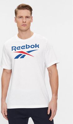 T-shirt męski na wiosnę Reebok ze sklepu: MODIVO w kategorii: T-shirty męskie - zdjęcie WP-EBWP-BKLVO-LN0_0000302301737